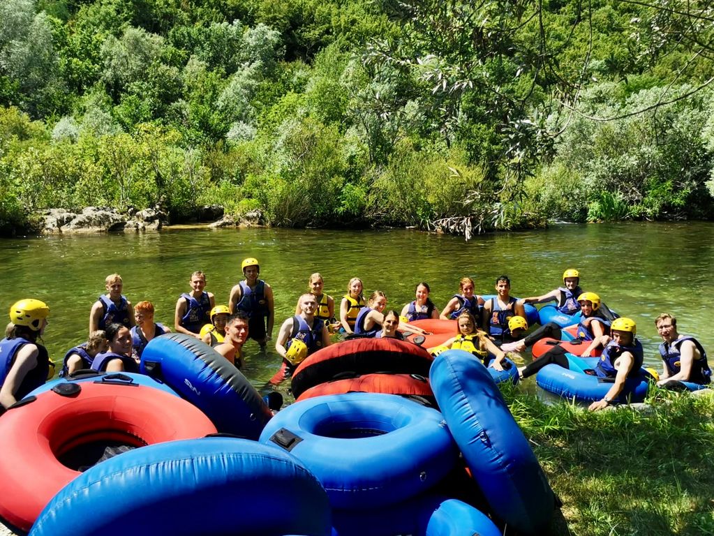 Rivertubing Kroatie Comfort groepsreis